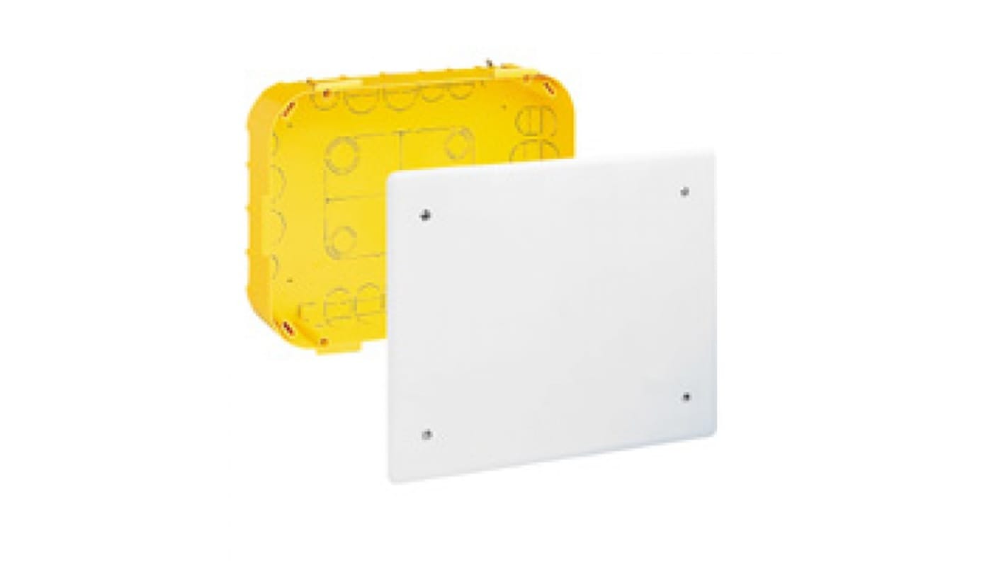 Legrand Polypropylene Square Adaptable Box, 170mm x 170mm x 50mm, Size:20/25mm