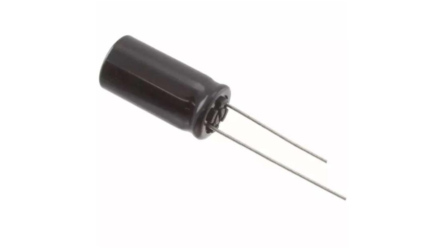 Panasonic 1200μF Aluminium Electrolytic Capacitor 25V dc, Radial, Through Hole - EEUFS1E122