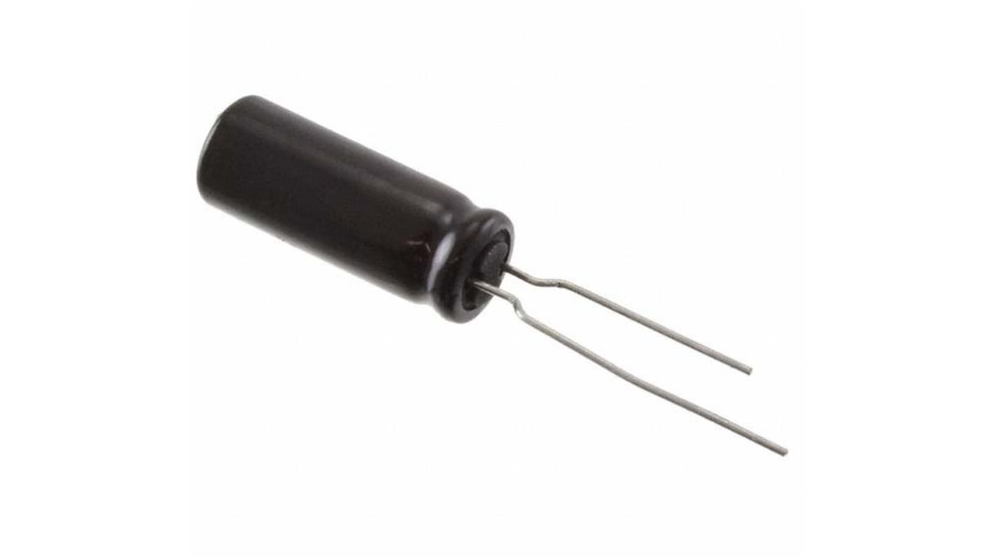 Panasonic 1200μF Aluminium Electrolytic Capacitor 16V dc, Radial, Through Hole - EEUFS1C122L