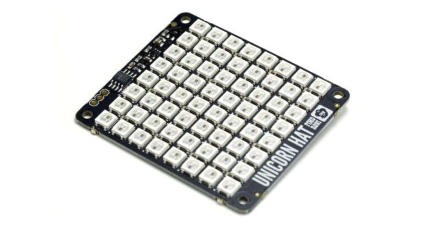 Pimoroni Unicorn LED Matrix HAT with 8x8 LEDs for Raspberry Pi