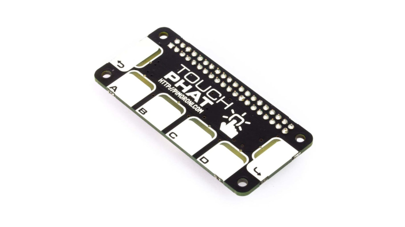 Placa táctil capacitiva Touch Phat para Raspberry Pi de Pimoroni