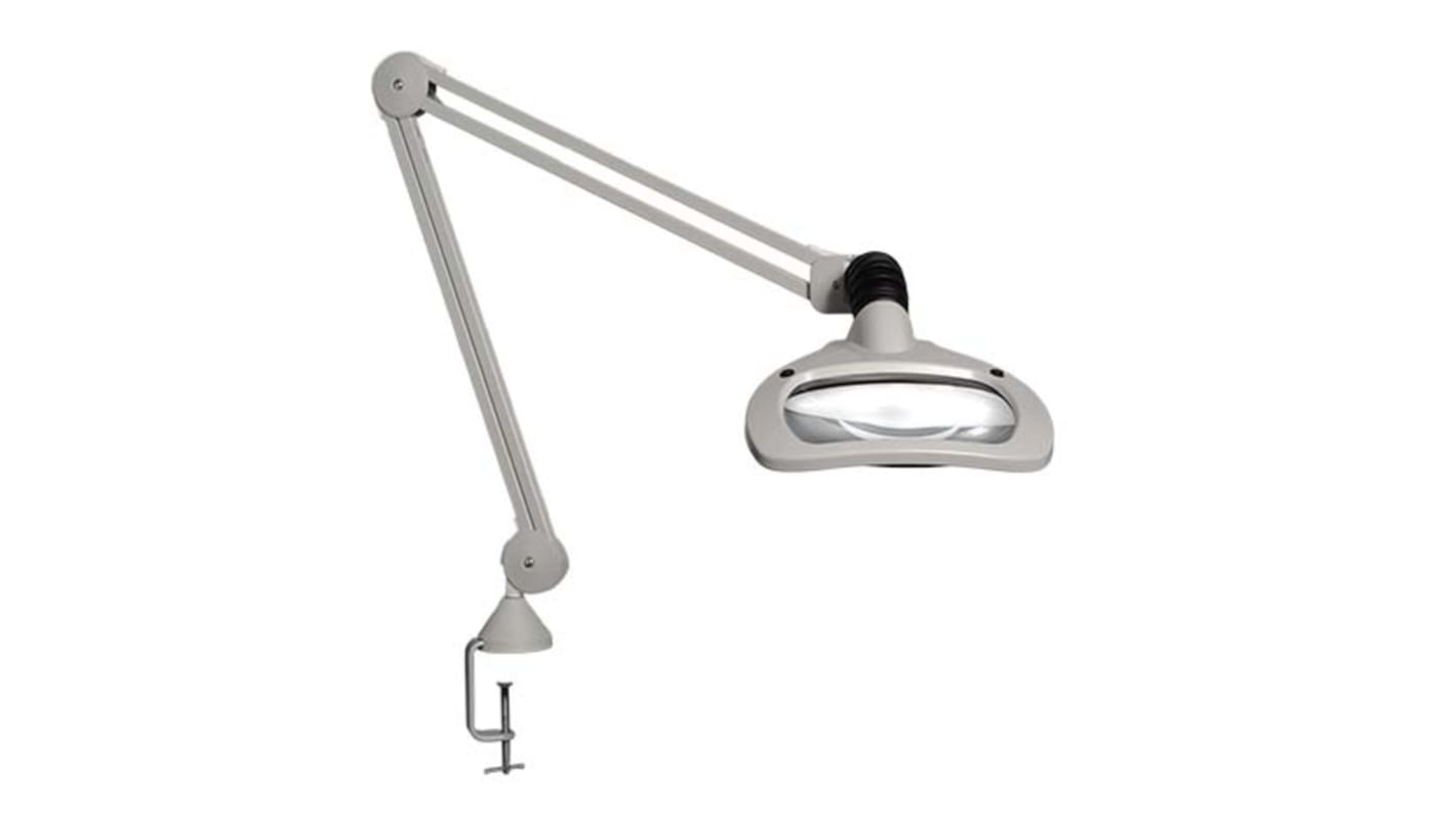 Luxo 夹式放大灯, WAL027980系列, 透镜尺寸171 x 114mm, 3.5屈光度, 6W, 50V