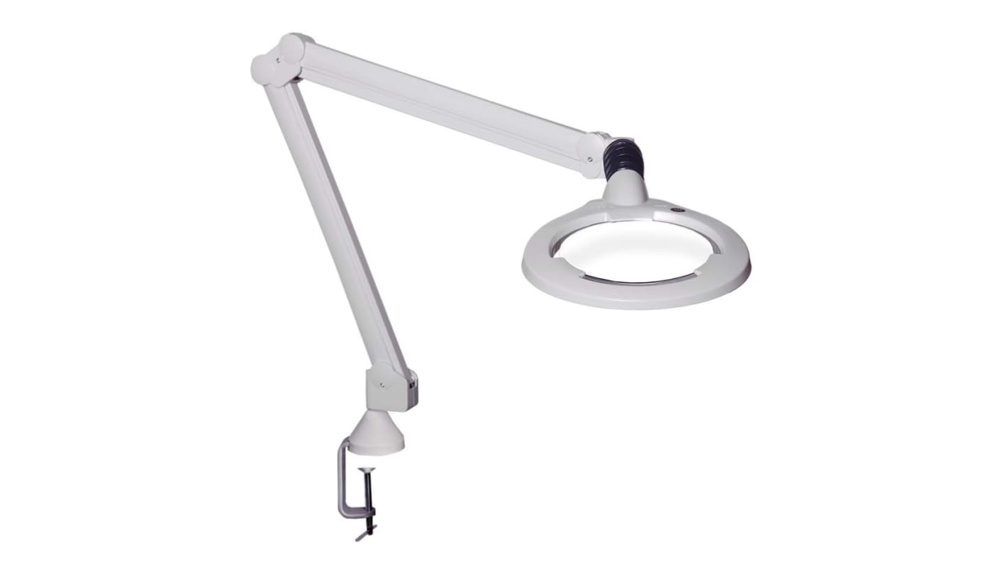 Luxo CIL027983 LED Magnifying Lamp with Table Clamp Mount, 3.5dioptre, 165mm Lens Dia., 165mm Lens