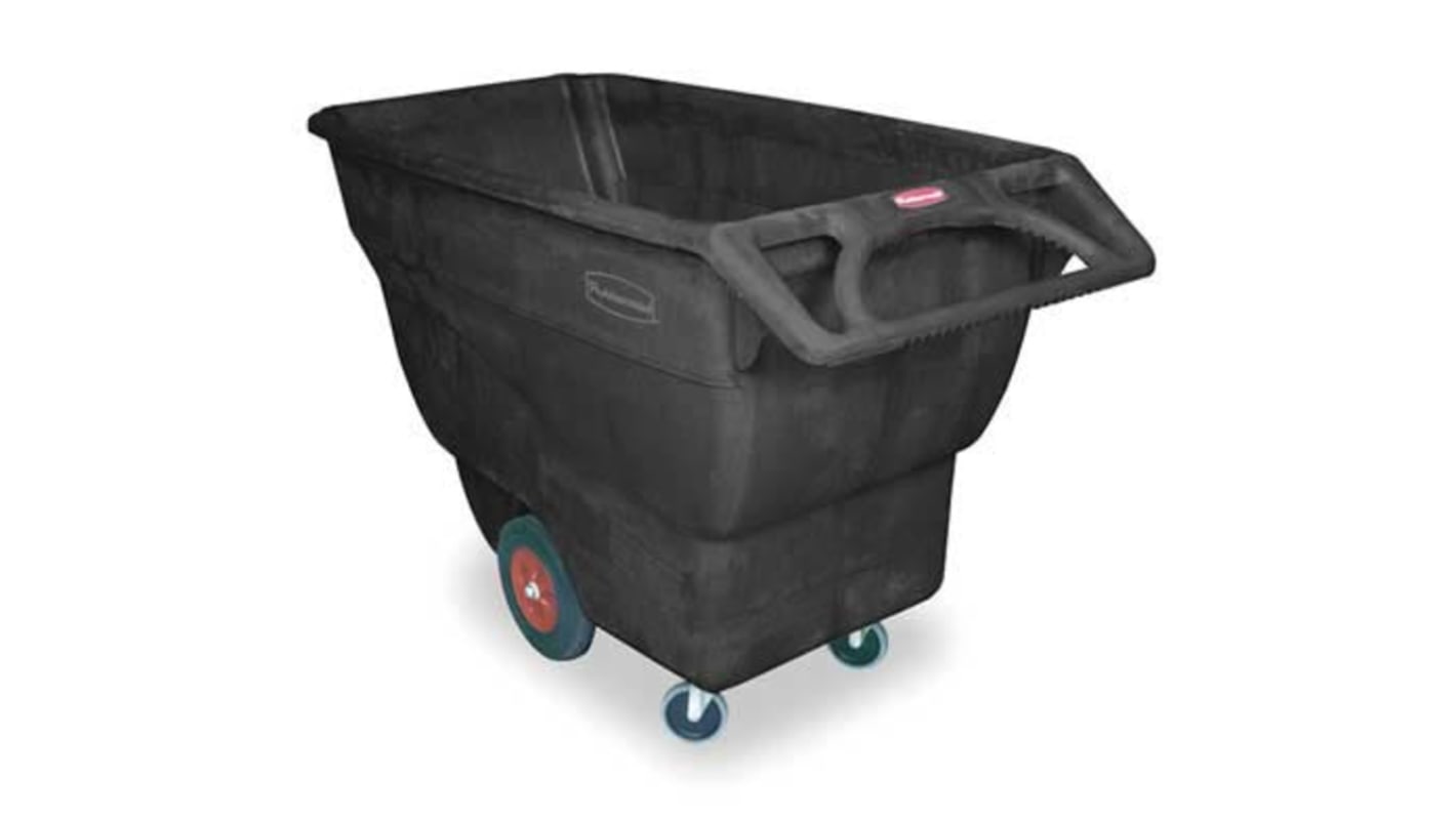 Rubbermaid Commercial Products 平板手推车, 不可折叠, 聚乙烯 (PE)制平板, 453kg负载, 1638 x 768 x 965mm