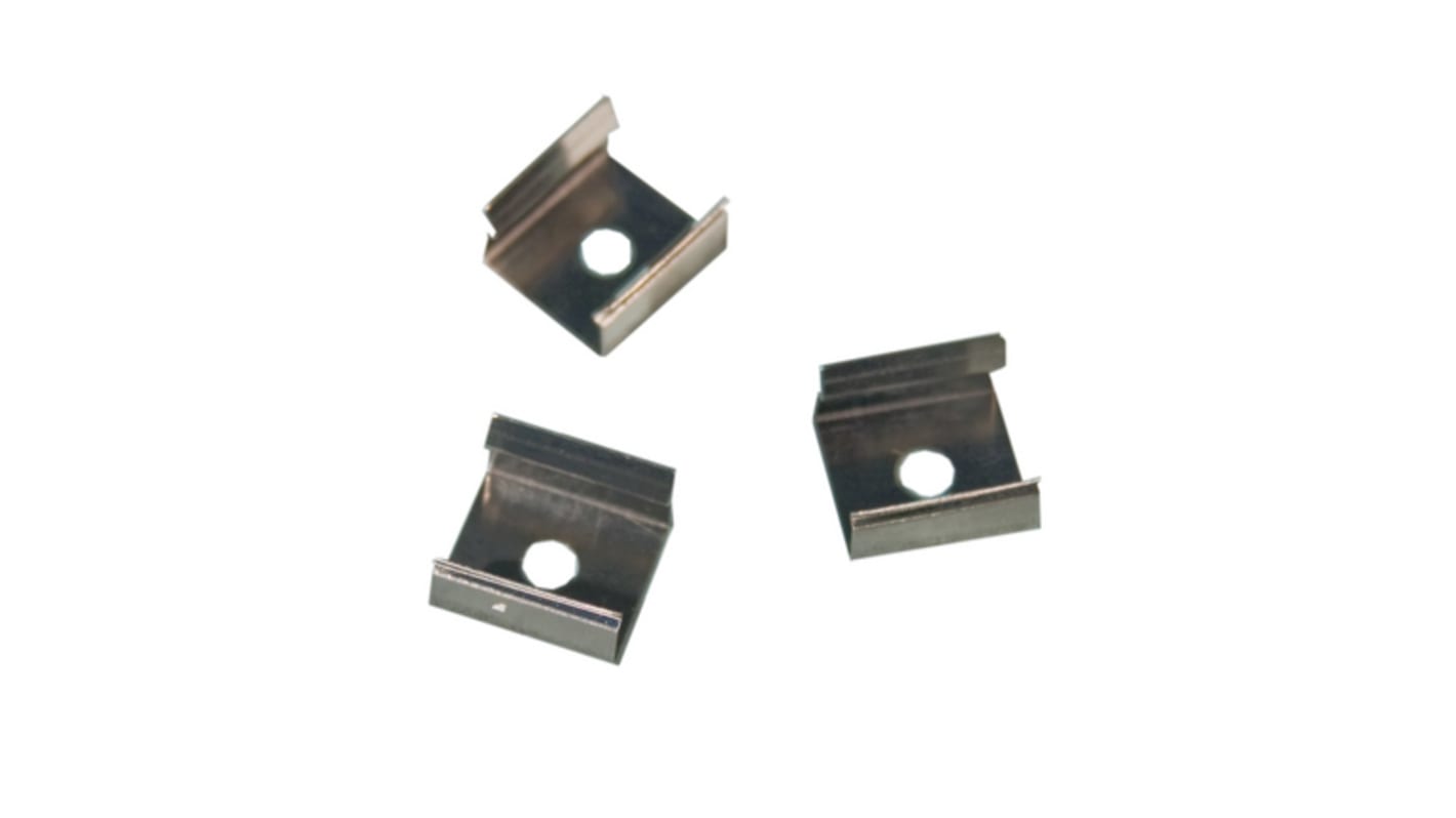 JKL Components LED座, 螺钉安装, 用于Alumiline 系列线性 LED 灯具，ZWB 系列 Alumiline 宽光束，ZWF 系列 Alumiline MAX，ZWL 系列 Alumiline 扩散式透镜,