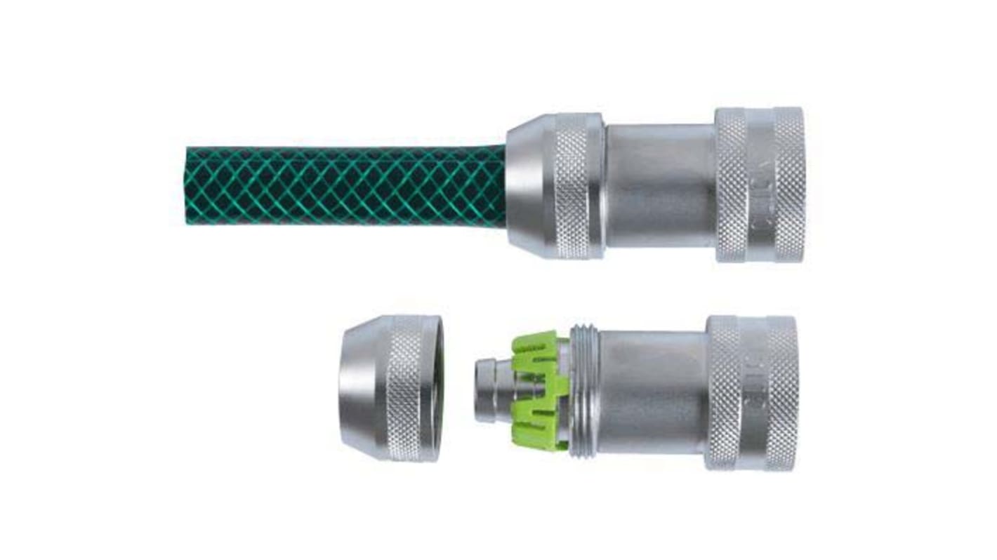 Nito 软管接头带软管锁的联接器, Φ1/2in内径, 直向, 黄铜制, 1/2in螺纹