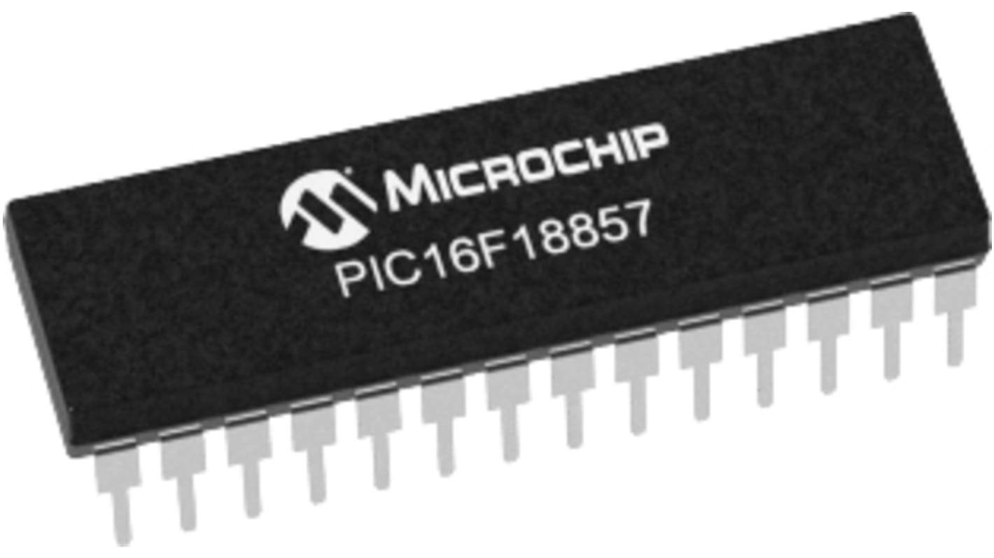 Microchip Mikrocontroller PIC16 8-bit-CPU 8bit THT 56 KB SPDIP 28-Pin 32MHz 256 B RAM