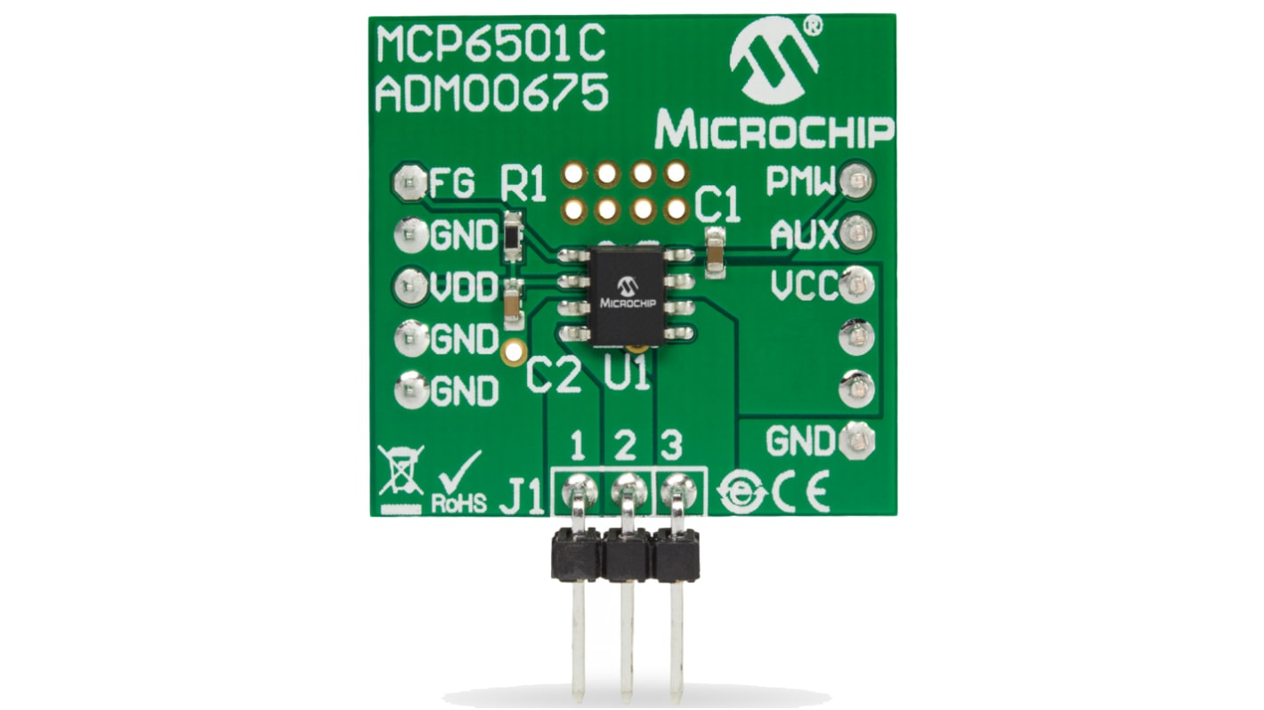 Microchip Fan Controller Daughter Board for MTD6501C for ADM00532 Motherboard, MTD6501D Pin Connector