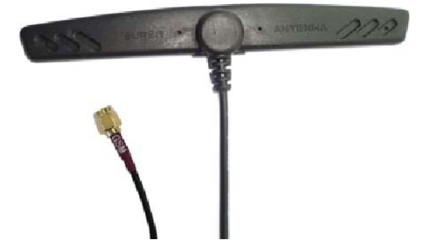 Antena RFID RF Solutions ANT-TBAR2-SMA Adhesivo Barra en T, SMA 2.5dBi 2G (GSM/GPRS), 3G (UTMS) ANT-TBAR2-SMA