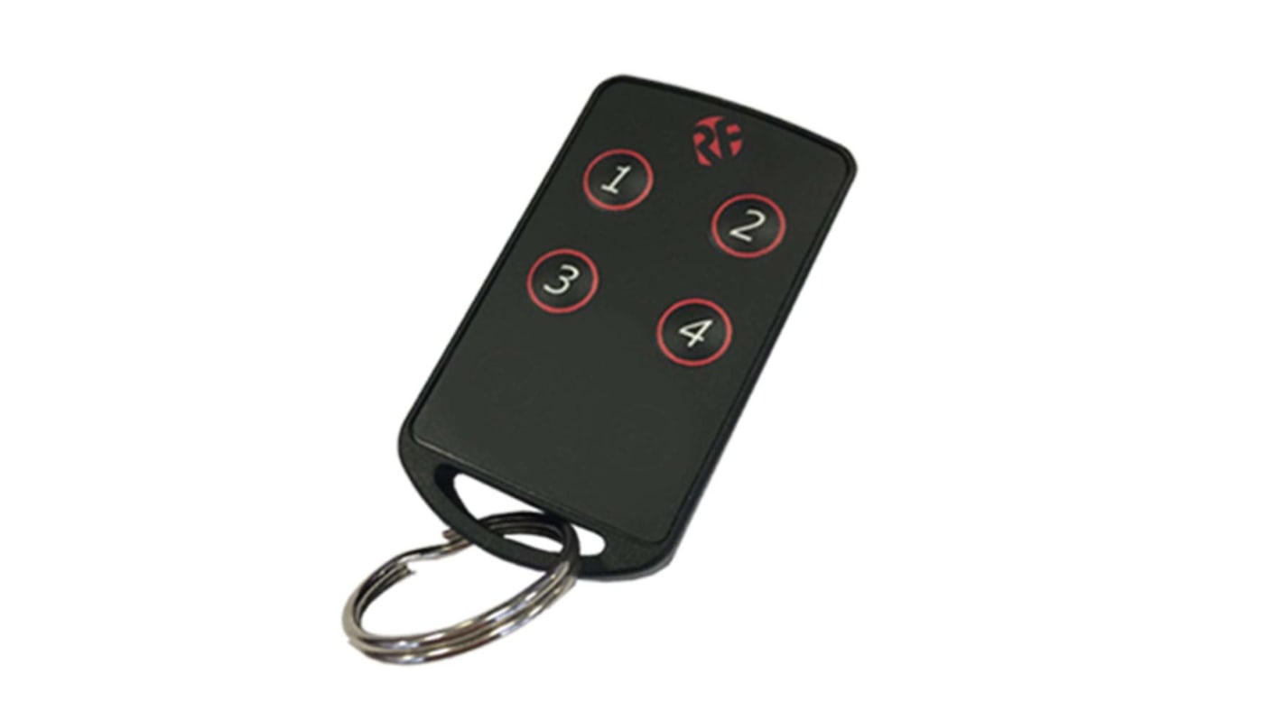 RF SolutionsFOBLOQF-4T4 4 Button Remote Key, 433.92MHz