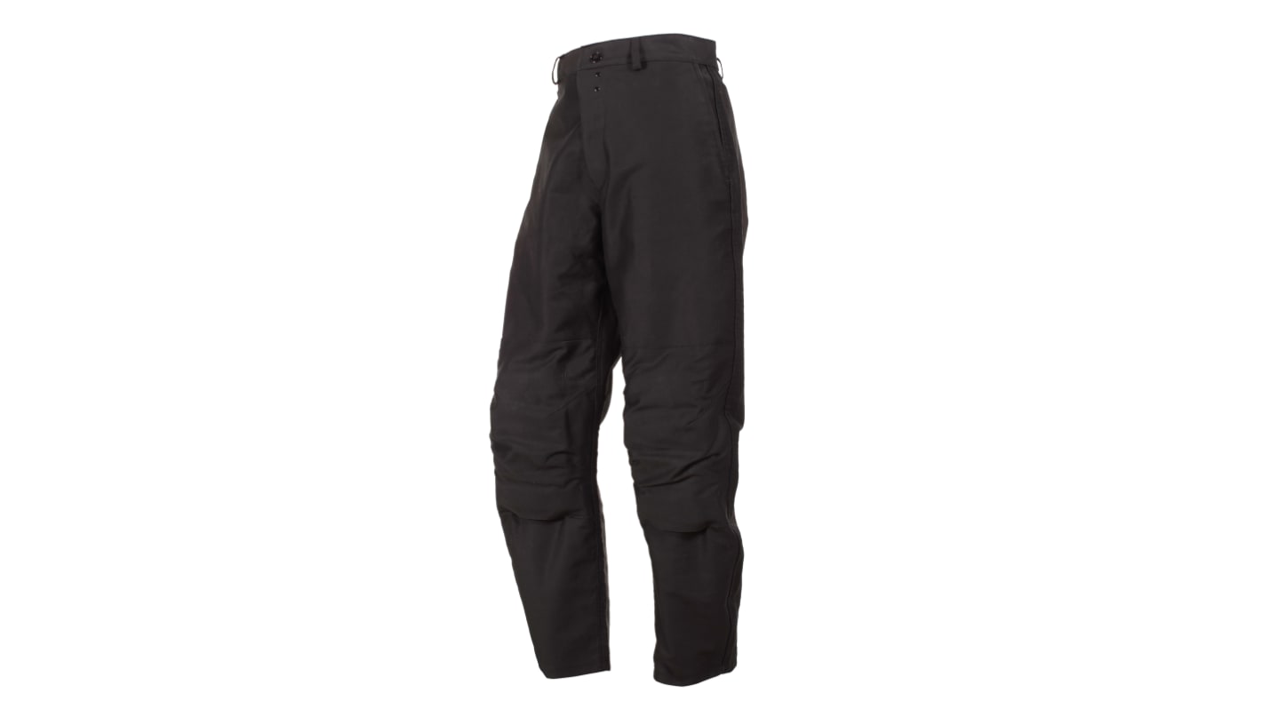 MOLINEL CHARPENTIER Unisex Arbeitshose , Moleskin Schwarz/Grün/Weiß/Gelb, Größe 42 x 31Zoll