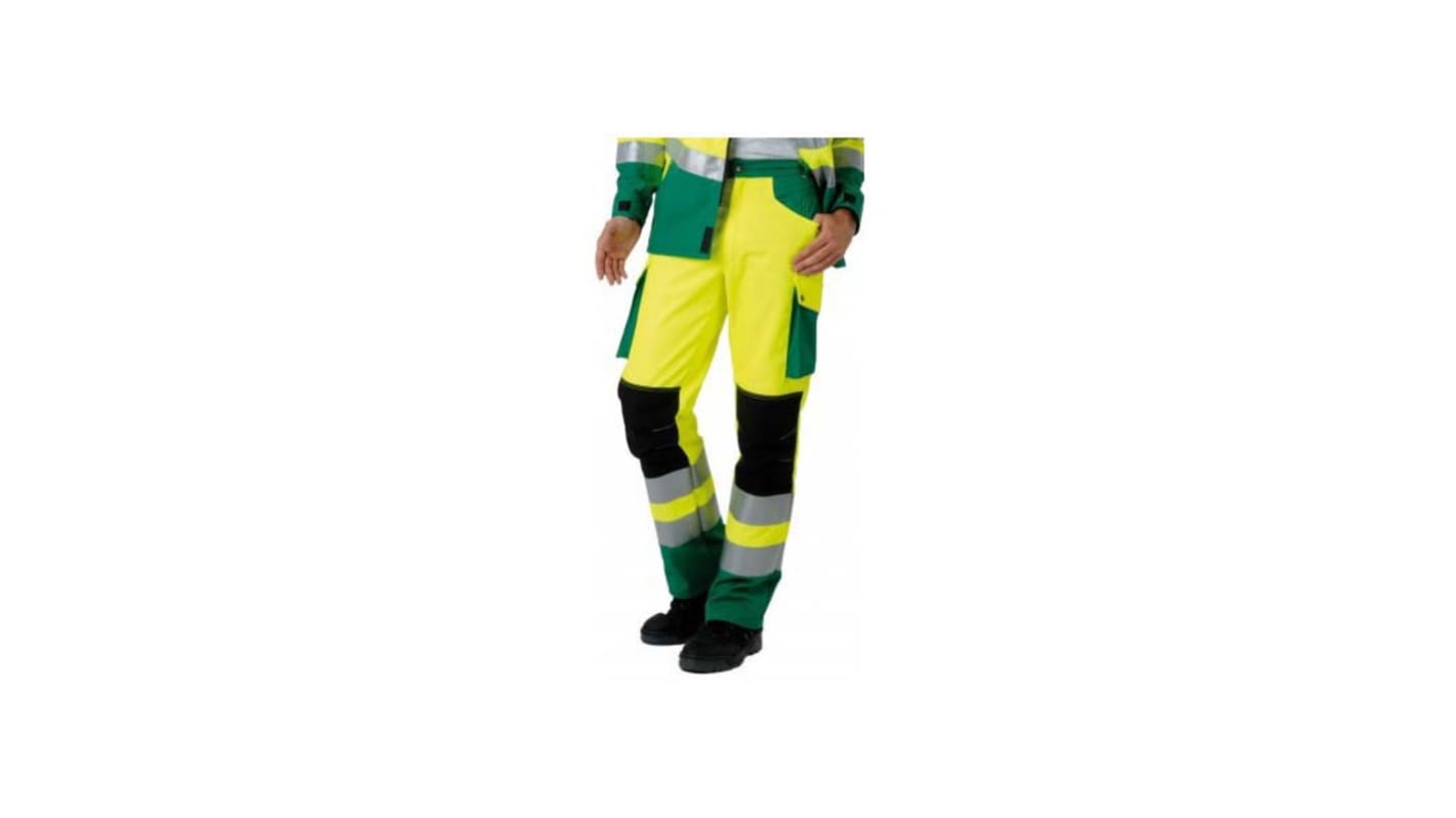 Muzelle Dulac Roady Yellow Hi Vis Work Trousers 38in Leg Length 32in