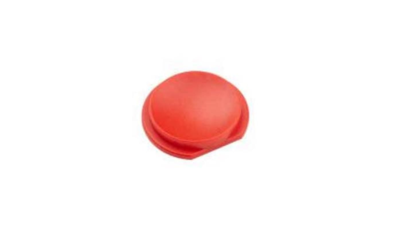 APEM Red Tactile Switch Cap for 10G Series Tactile Switch, 10G08