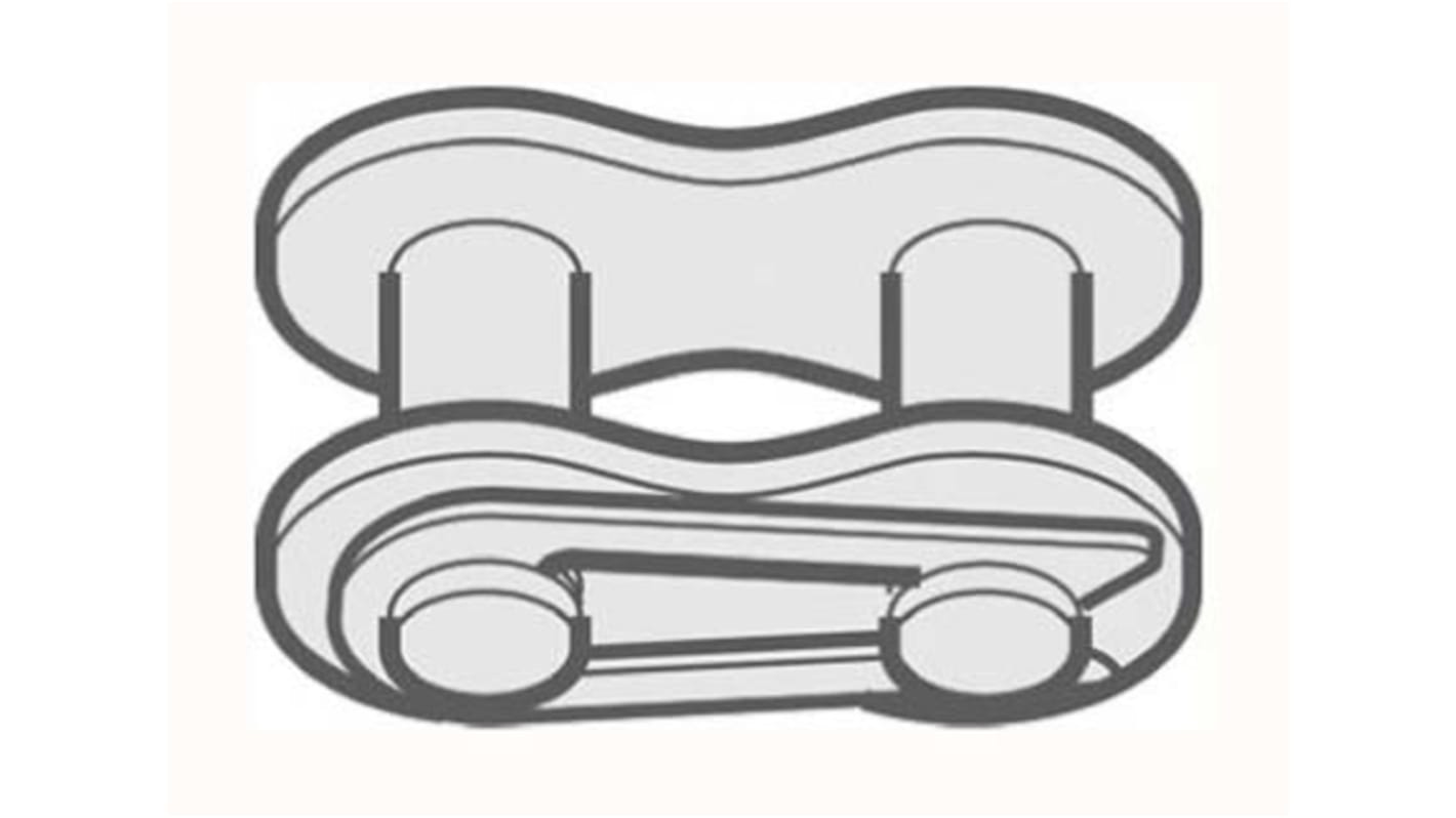 Renold 16B-1 Connecting Link Steel Roller Chain Link