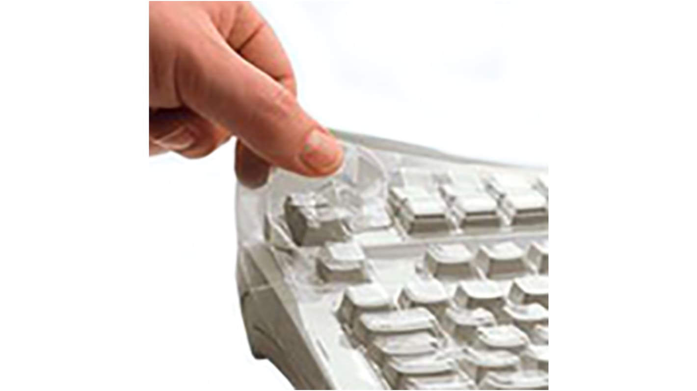 Protège-clavier compatible avec Cherry G84-4100 Transparent