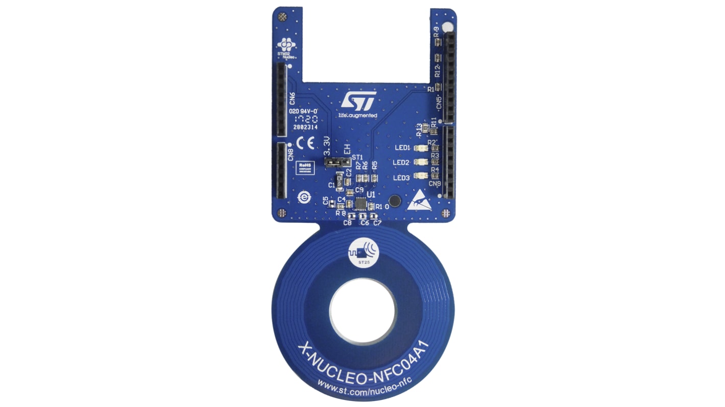 STMicroelectronics Dynamic NFC/RFID tag IC expansion board, Arduino Compatible Board