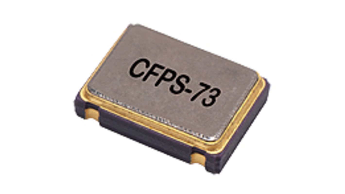 IQD, 24MHz Clock Oscillator, ±50ppm HCMOS, 4-Pin SMD LFSPXO018541