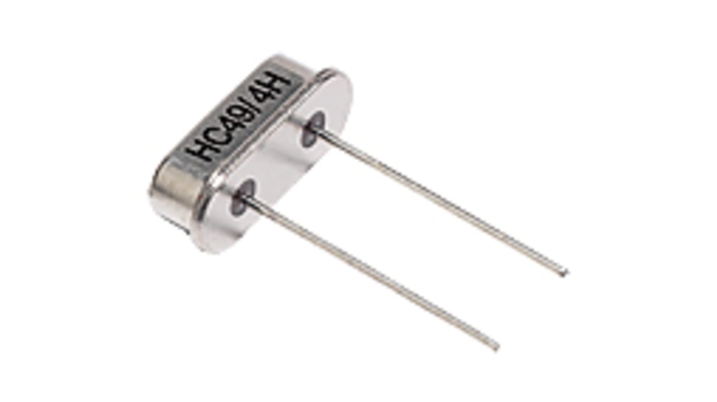 IQD 7.3728MHz Crystal Unit ±30ppm HC49/4H 2-Pin 11.05 x 4.7 x 4.1mm