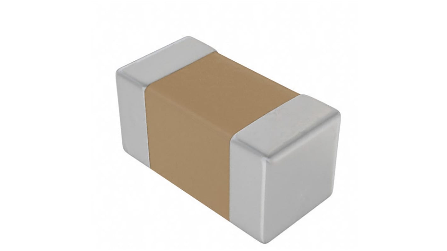 KEMET 10nF 25V dc X7R ±10% 0603 (1608M) - 積層セラミックコンデンサ(MLCC)