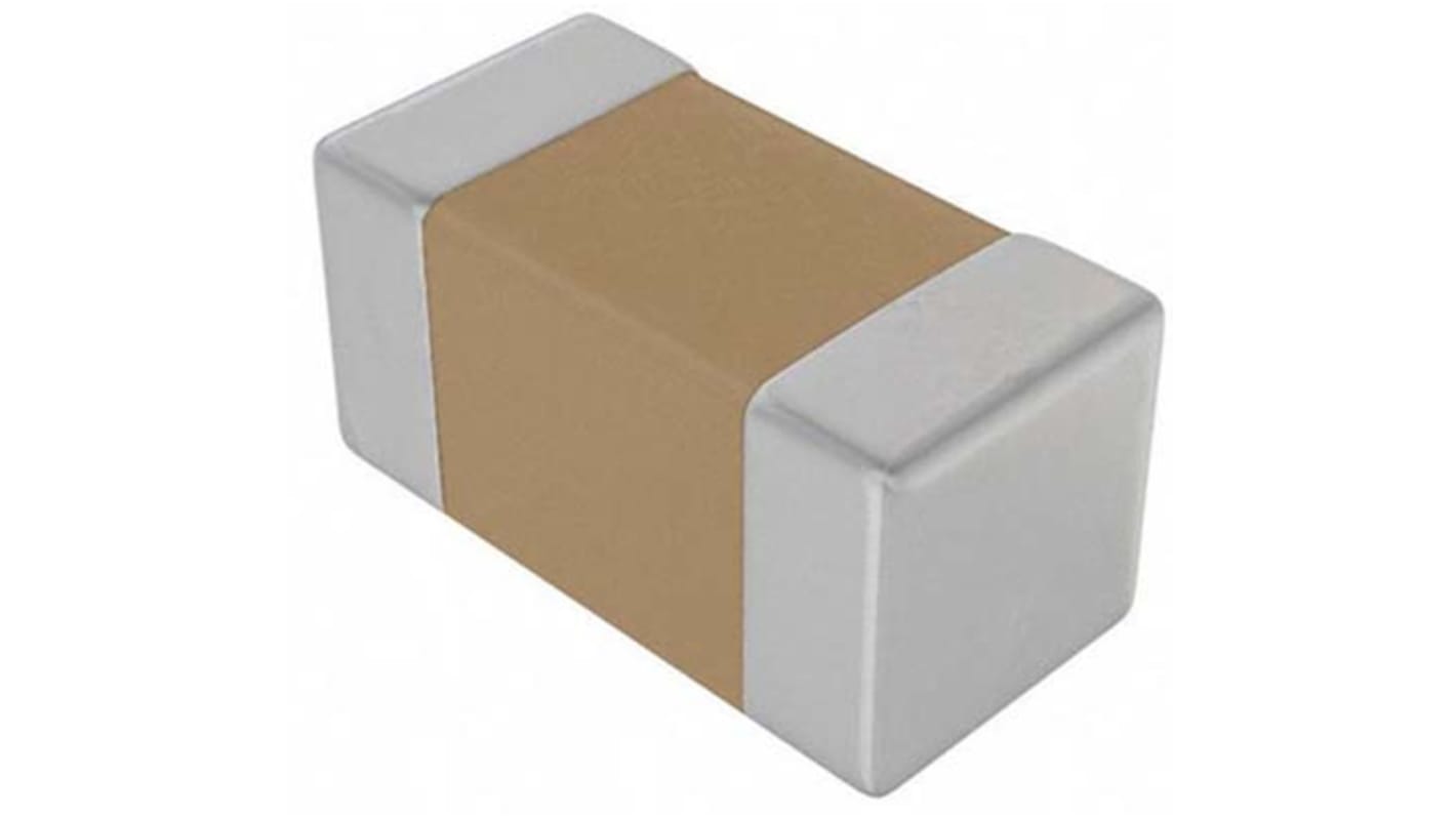 KEMET 47nF Multilayer Ceramic Capacitor MLCC, 50V dc V, ±5% , SMD