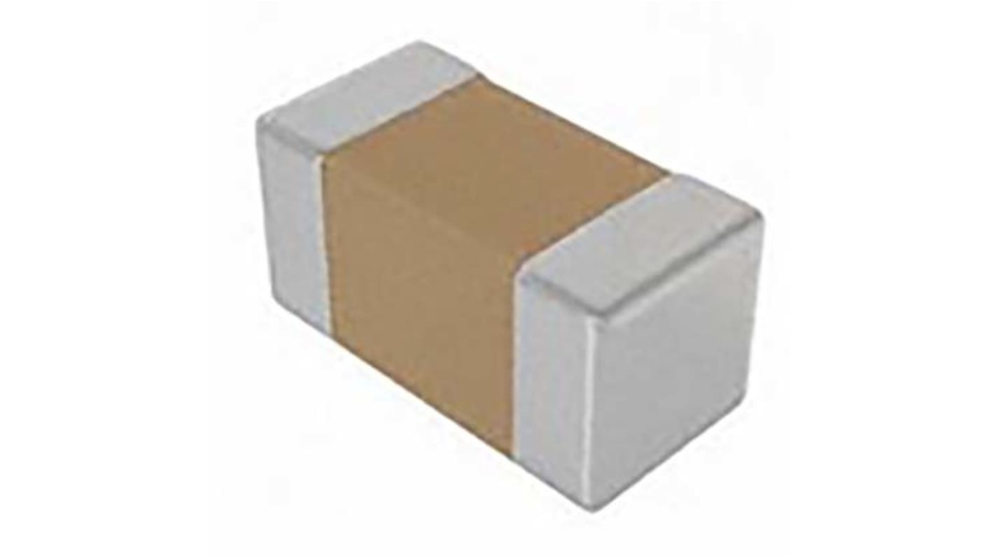 KEMET 43pF Multilayer Ceramic Capacitor MLCC, 50V dc V, ±5% , SMD