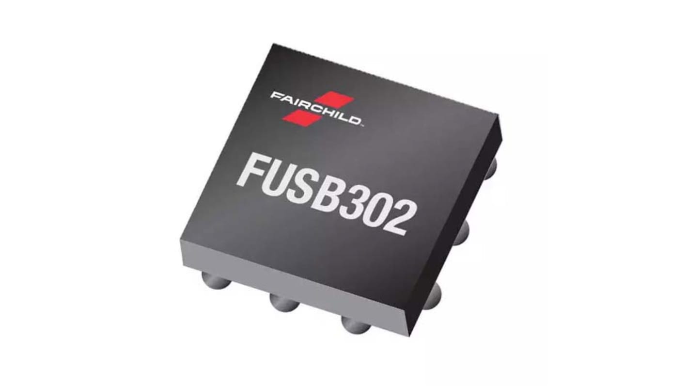 onsemi FUSB302BU, USB Controller, 5Gbit/s, USB, 9-Pin WLCSP