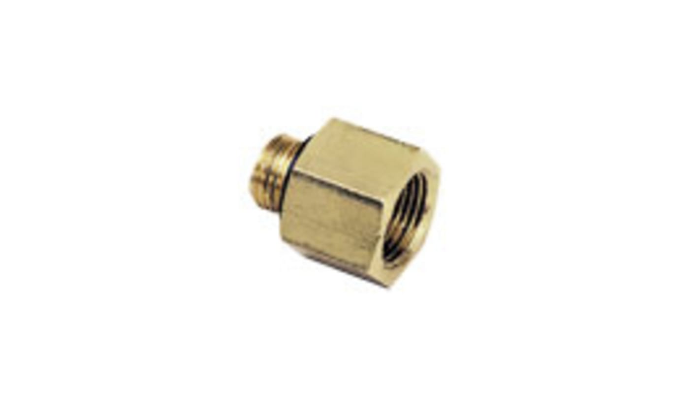 Legris LF3000 Series Straight Threaded Adaptor, G 1/8 Male to G 3/8 Female, Threaded Connection Style