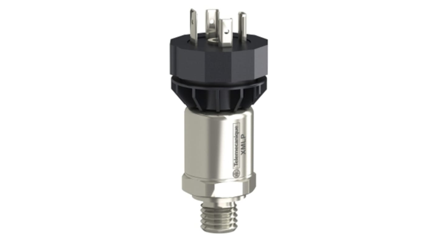Capteur de pression Telemecanique Sensors XMLP, Différentiel 25bar max, pour Air, eau douce, gaz, huile hydraulique,