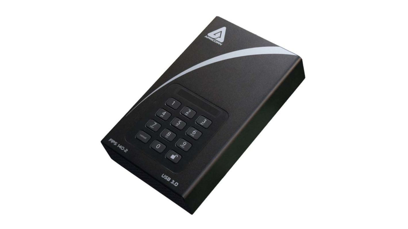 Apricorn Aegis Padlock DT 2 TB External Portable Hard Drive