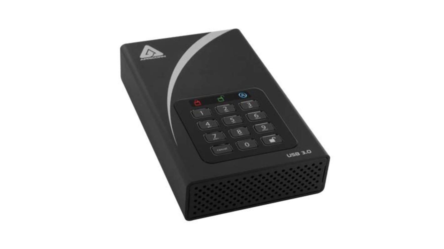 Apricorn Aegis Padlock DT 8 TB External Portable Hard Drive