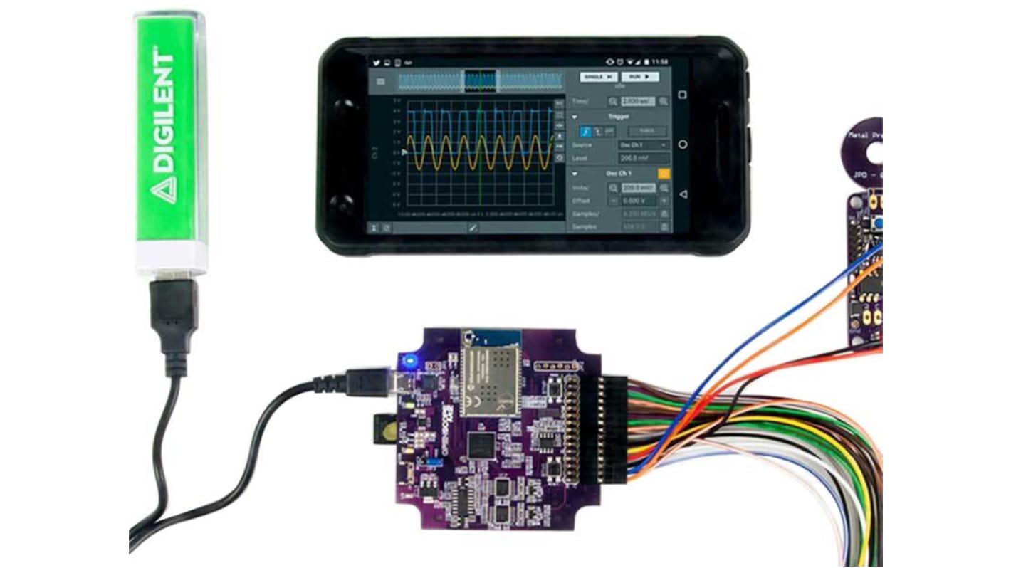 Digilent OpenScope MZ PC Oszilloskop 2-Kanal Analog / 16 Digital 2MHz SPI, UART, USB