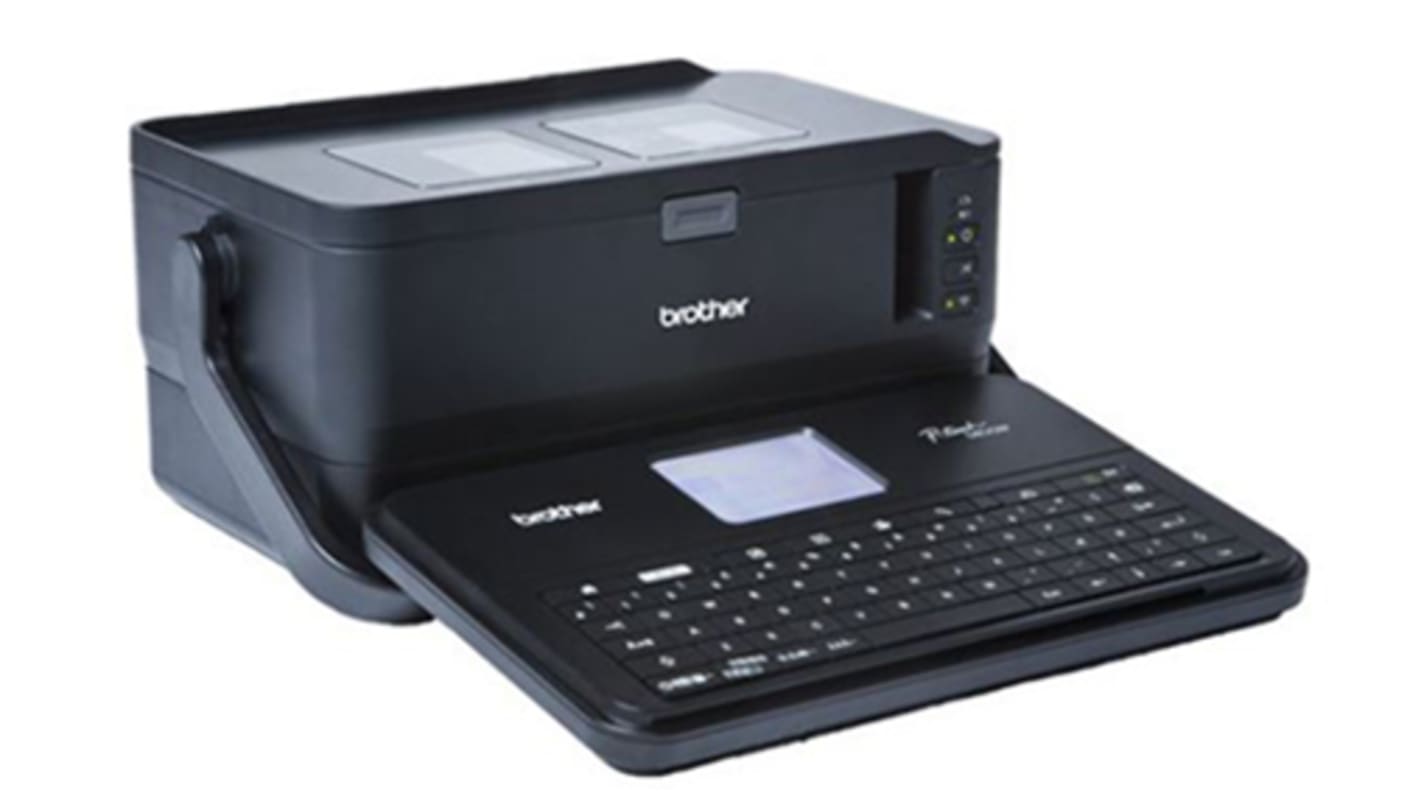 Impresora de etiquetas Brother PT-D800W, teclado AZERTY, conectividad USB