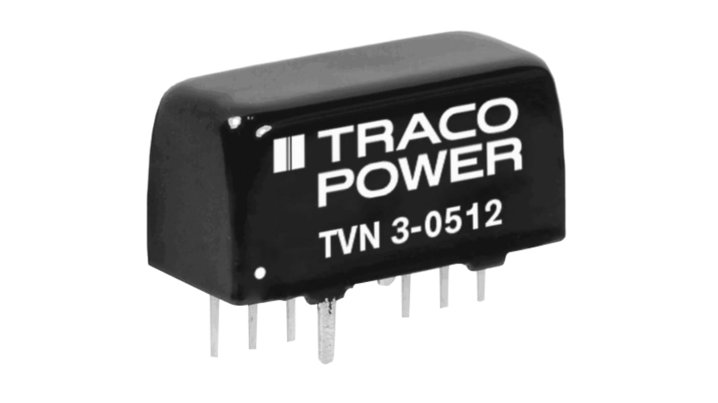 Przetwornica DC-DC, 3W, Uwe 4,5 → 13,2 V DC, Uwy 9V dc, Iwy 333mA, TRACOPOWER