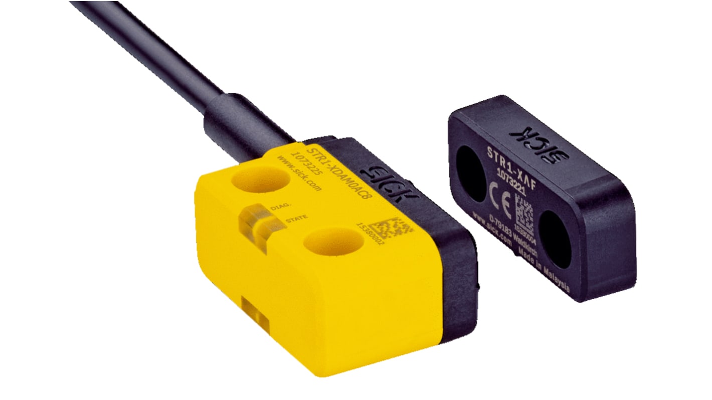 SICK STR1 Series RFID Non-Contact Safety Switch, 24V dc, Vistal Housing, 2NO, Cable