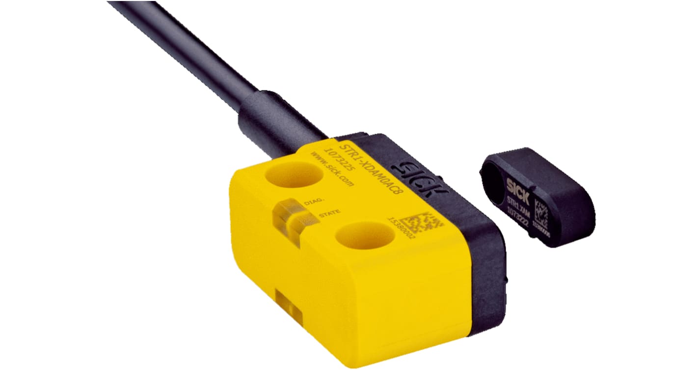 SICK STR1 Series RFID Non-Contact Safety Switch, 24V dc, Vistal Housing, 2NO, M12