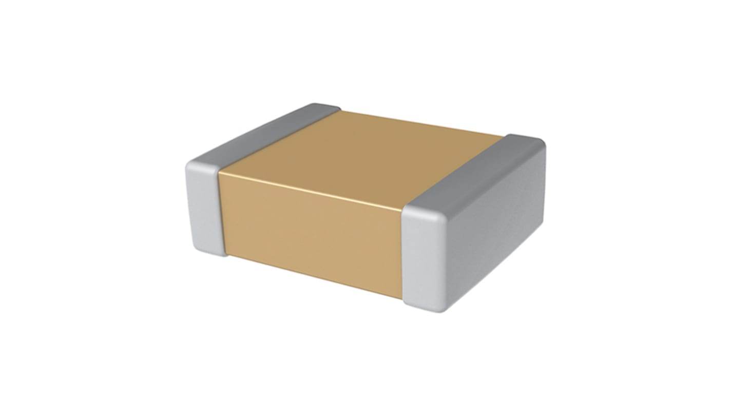 KEMET 330pF Multilayer Ceramic Capacitor MLCC, 50V dc V, ±5% , SMD