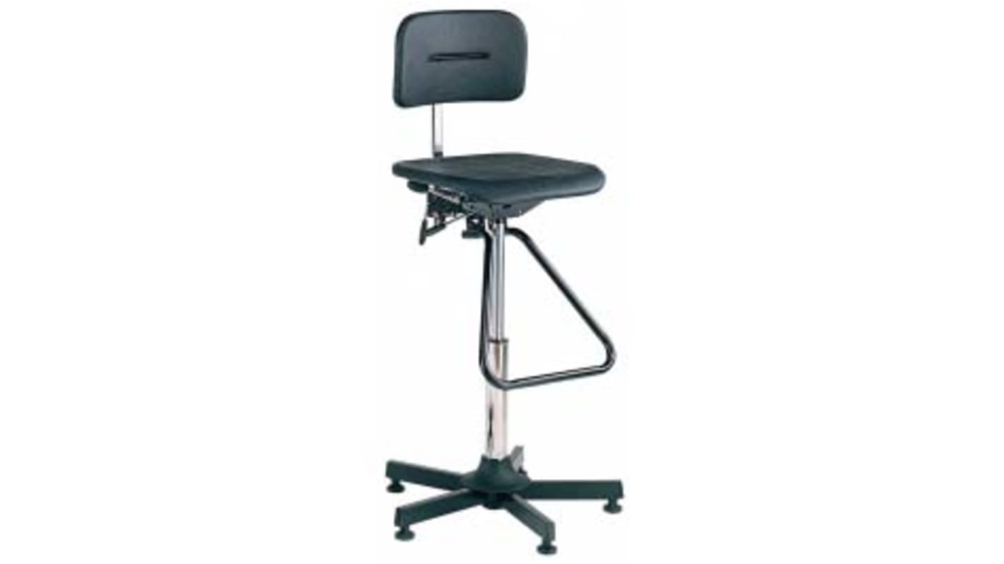 Bott Black Plastic Drafting Chair, 120kg Weight Capacity