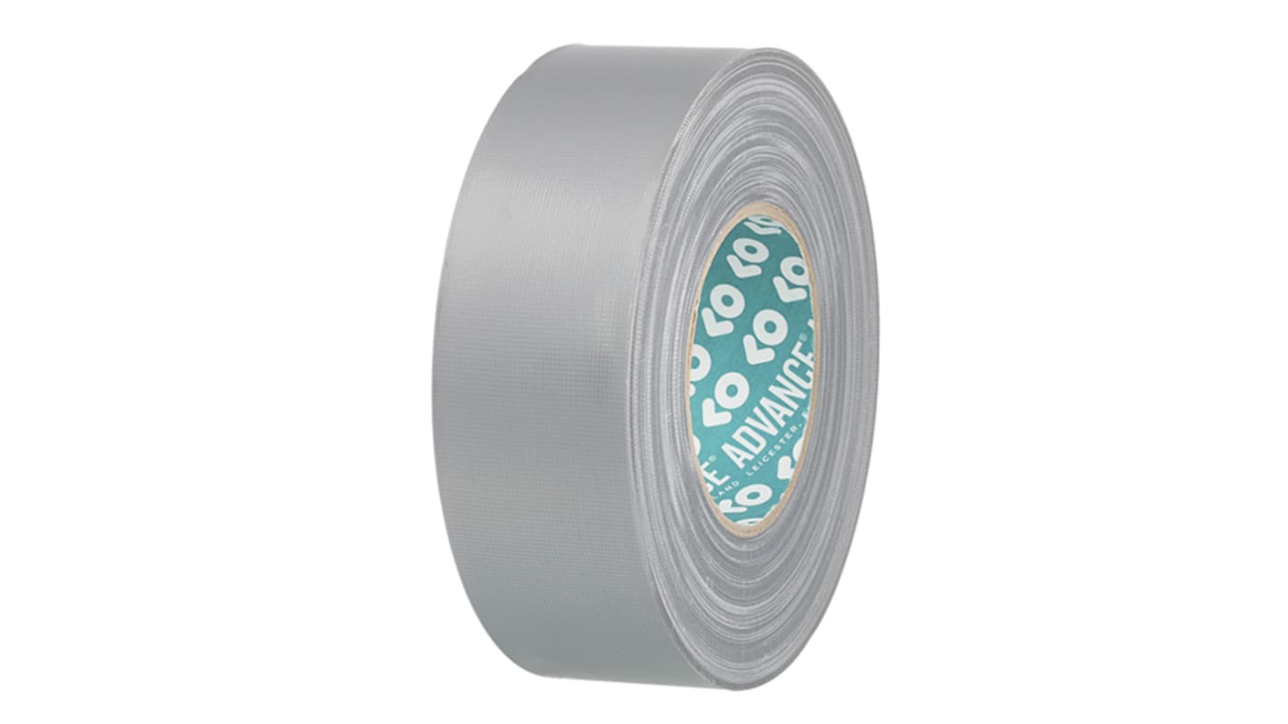 Advance Tapes AT0163 Duct Tape, 50m x 50mm, Silver, Gloss Finish