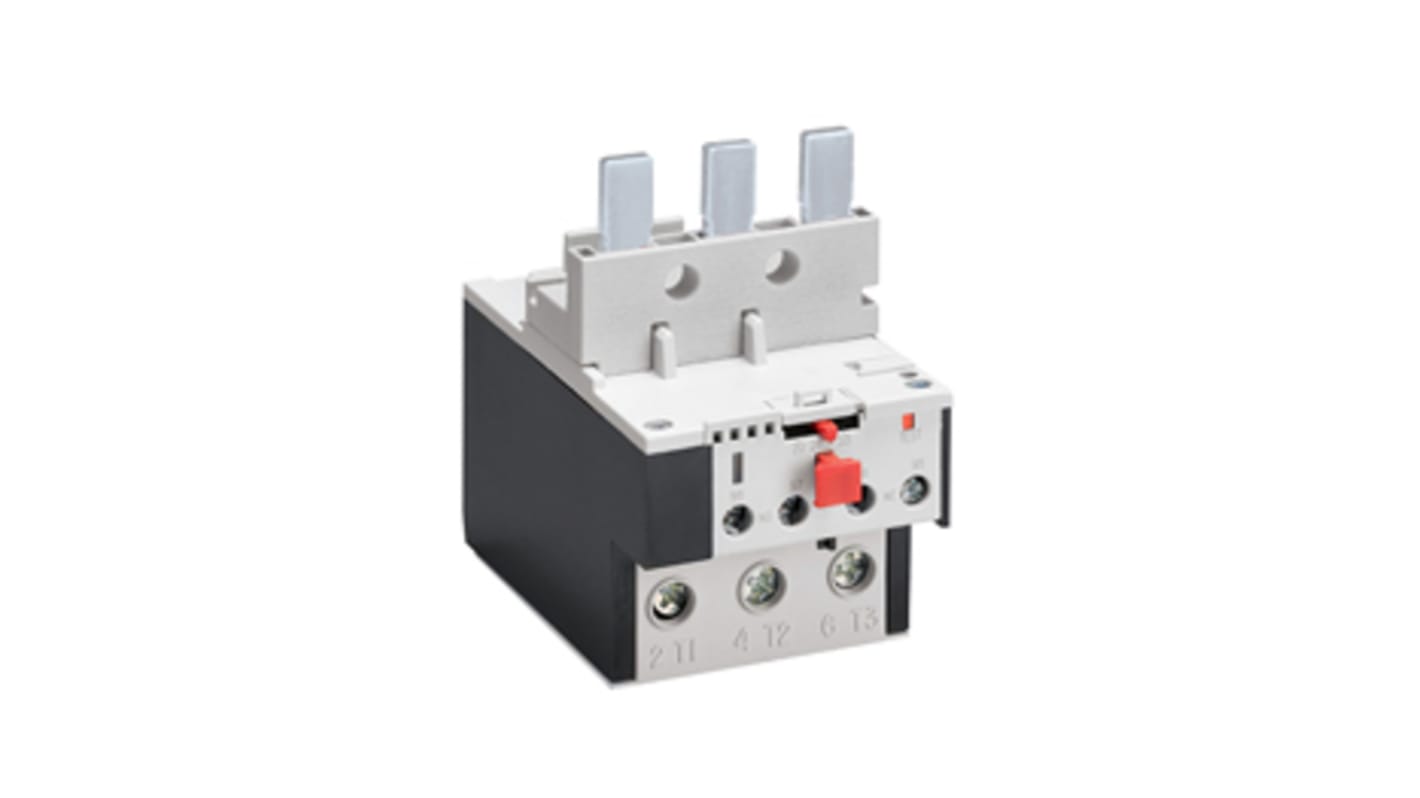Lovato RF82 Overload Relay 1NO + 1NC, 60 → 82 A F.L.C, 82 A Contact Rating, 690 Vac, 3P