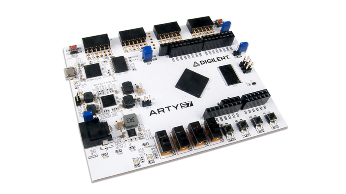 Digilent 410-352 Xilinx Spartan-7 Development Board for Hobbyists, Makers, XC7S25-CSGA324