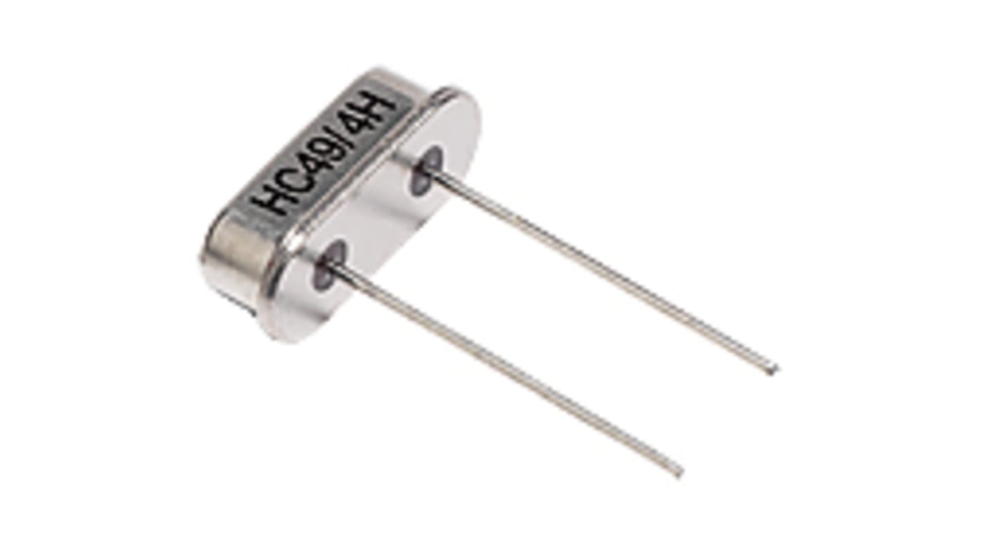 IQD 7.3728MHz Crystal Unit ±30ppm HC49/4H 2-Pin 11.05 x 4.7 x 4.1mm