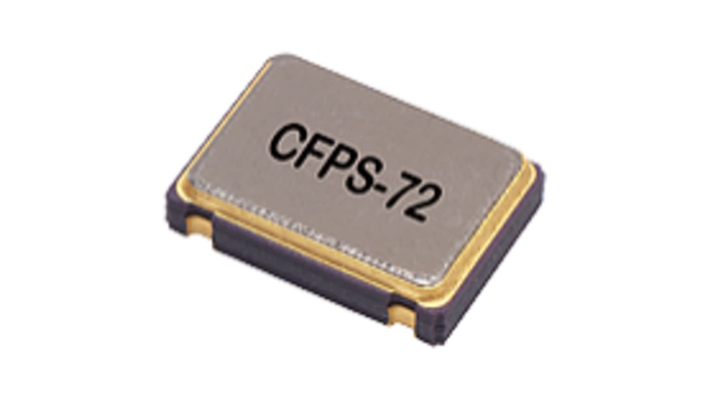 IQD, 8MHz Clock Oscillator, ±50ppm HCMOS, TTL, 4-Pin SMD LFSPXO019079