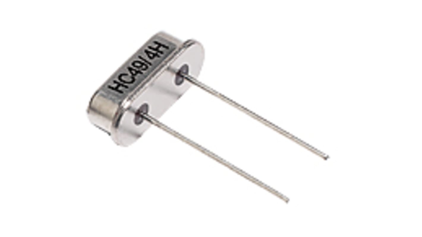 IQD 石英晶体谐振器, 16MHz, 通孔安装, 2引脚, 30pF负载, ±50ppm, 11.05 x 4.7 x 4.1mm