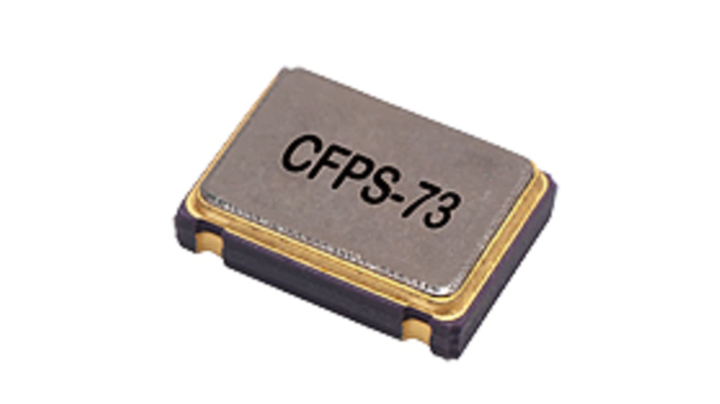 IQD, 25MHz Clock Oscillator, ±50ppm HCMOS, 4-Pin SMD LFSPXO018077