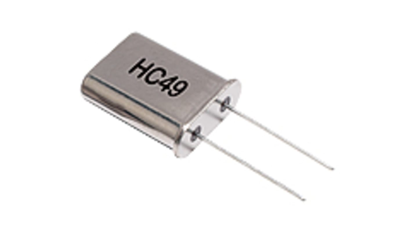 IQD 1.8432MHz Crystal Unit ±20ppm HC49 2-Pin 11.05 x 4.65 x 13.46mm