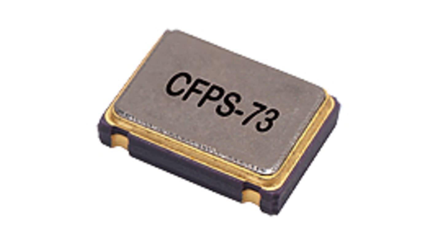 IQD 発振器, 80MHz, HCMOS出力 表面実装, 4-Pin SMD