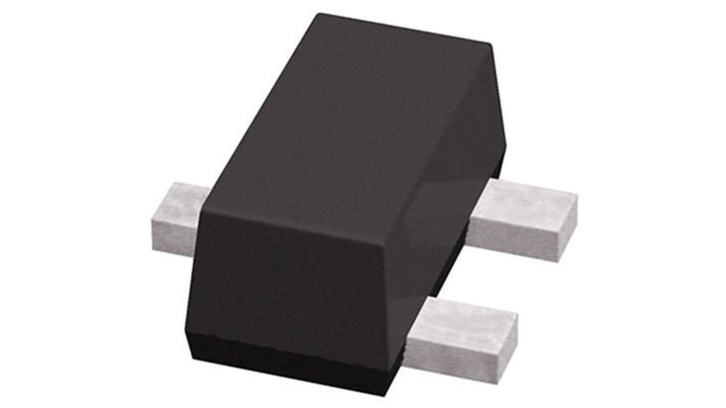 ROHM P沟道增强型MOS管, Vds=20 V, 200 mA, SC-75, 贴片安装, 3引脚