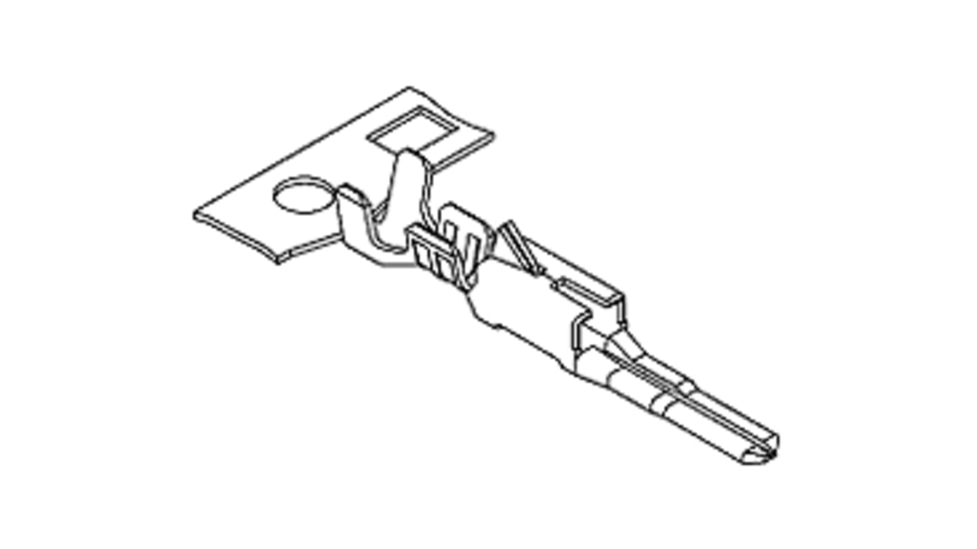 CP series crimp pin contact, 22-28 AWG