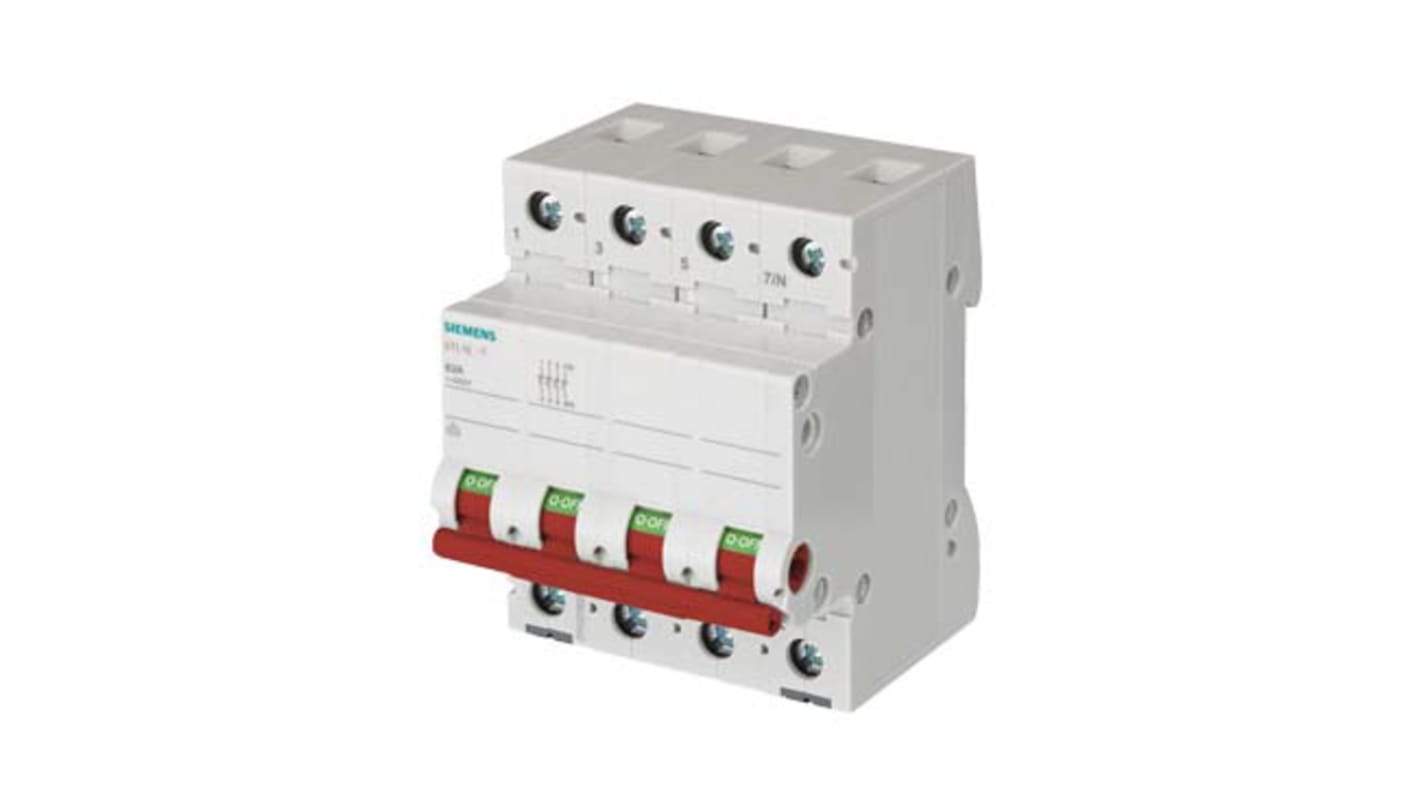 Siemens 3P Pole Isolator Switch - 63A Maximum Current