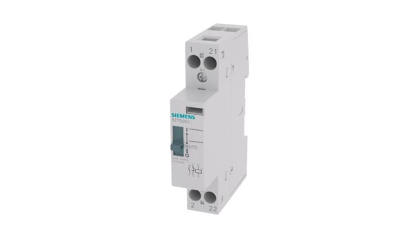 Siemens SENTRON 5TT Leistungsschütz 230 V ac-Spule, 2 -polig , 230 V ac / 20 A 1 Schließer, 1 Öffner